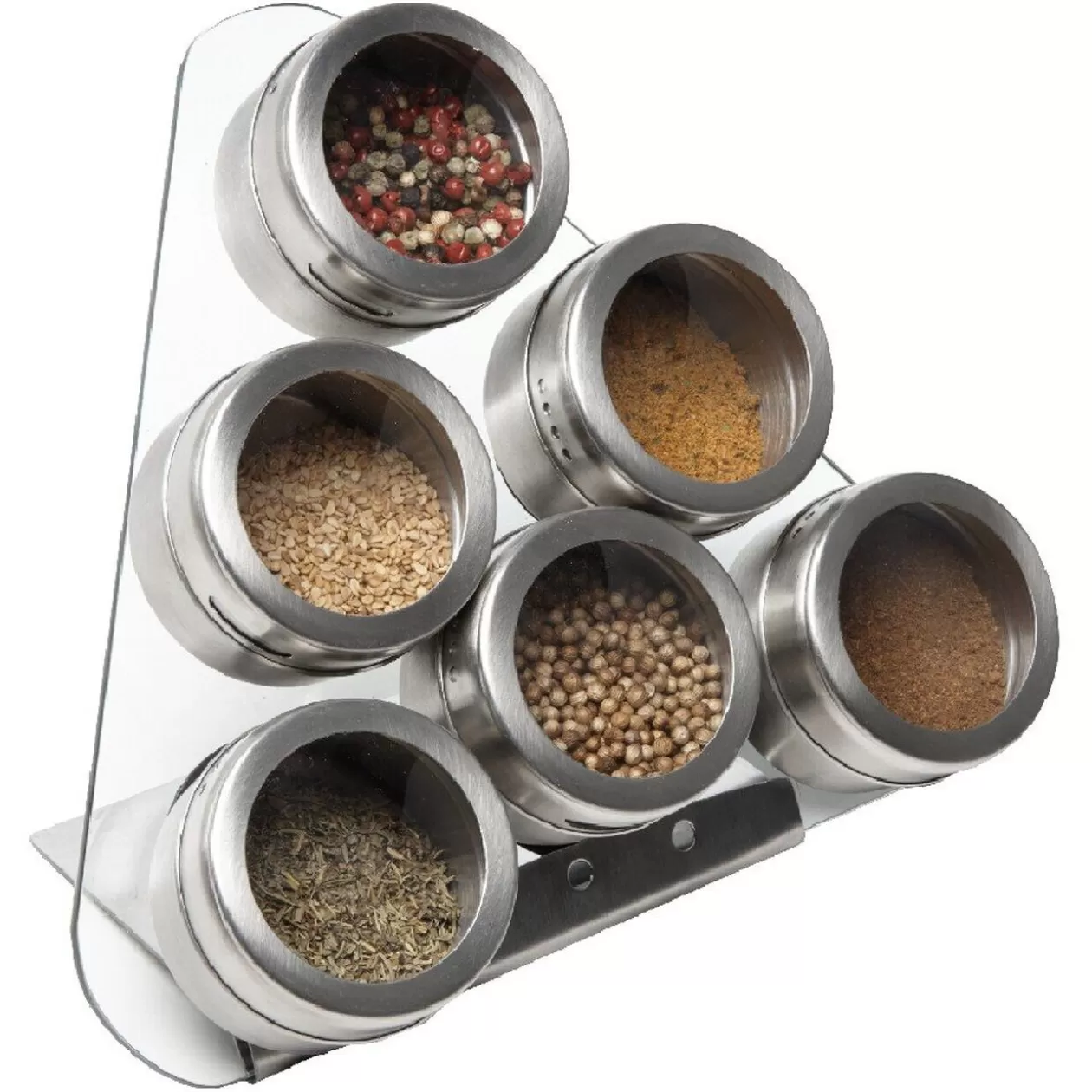 Gifi 6 pots à épices avec support aimanté< Vaisselle Et Accessoires De Table