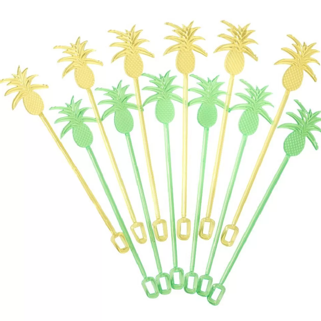 Gifi Agitateur à cocktail ananas x12< Vaisselle Et Accessoires De Table