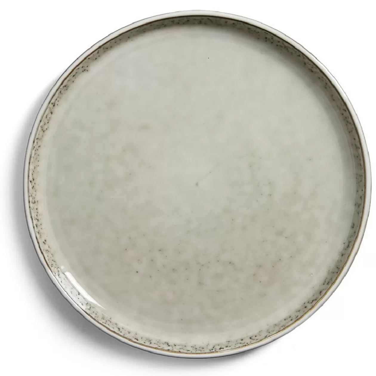 Assiette à dessert grès gris Ø21,5cm>Gifi Hot