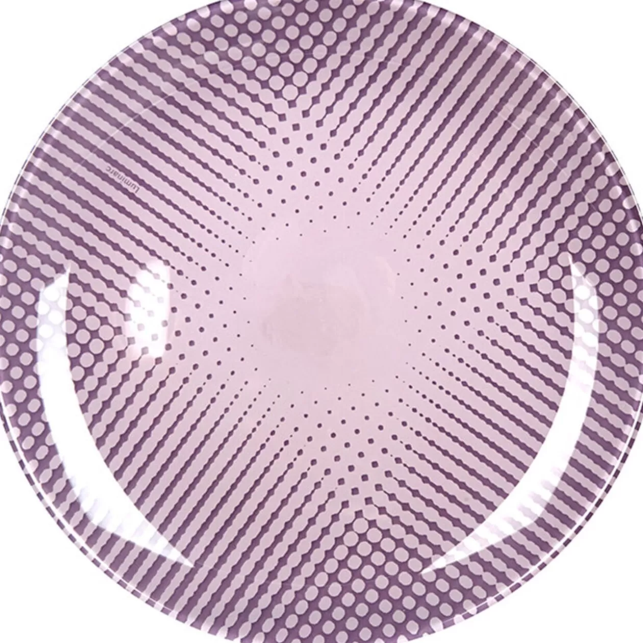 Assiette à dessert Luminarc violet Funky Dots>Gifi Shop