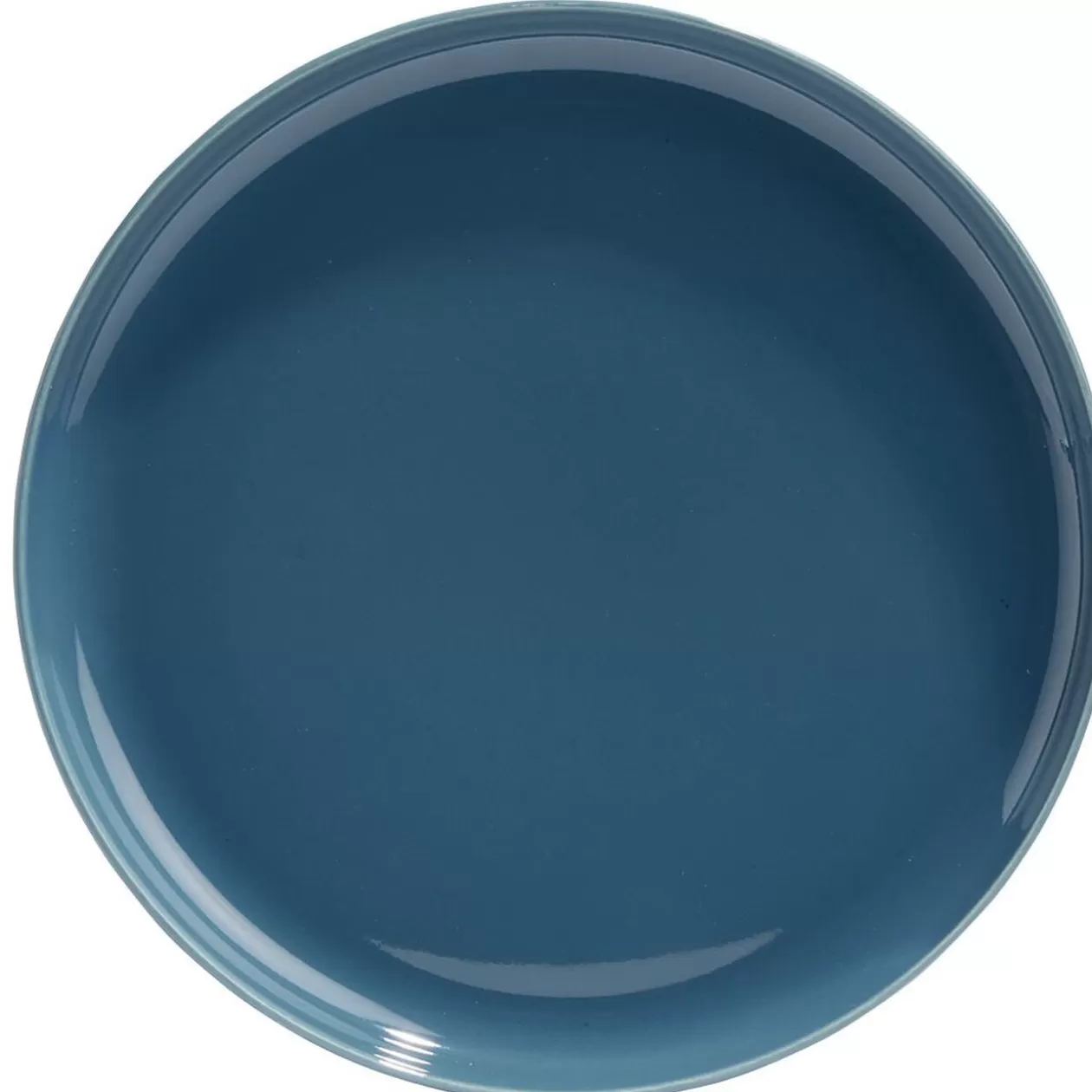 Gifi Assiette à dessert Oslo porcelaine bleu uni< Vaisselle Et Accessoires De Table
