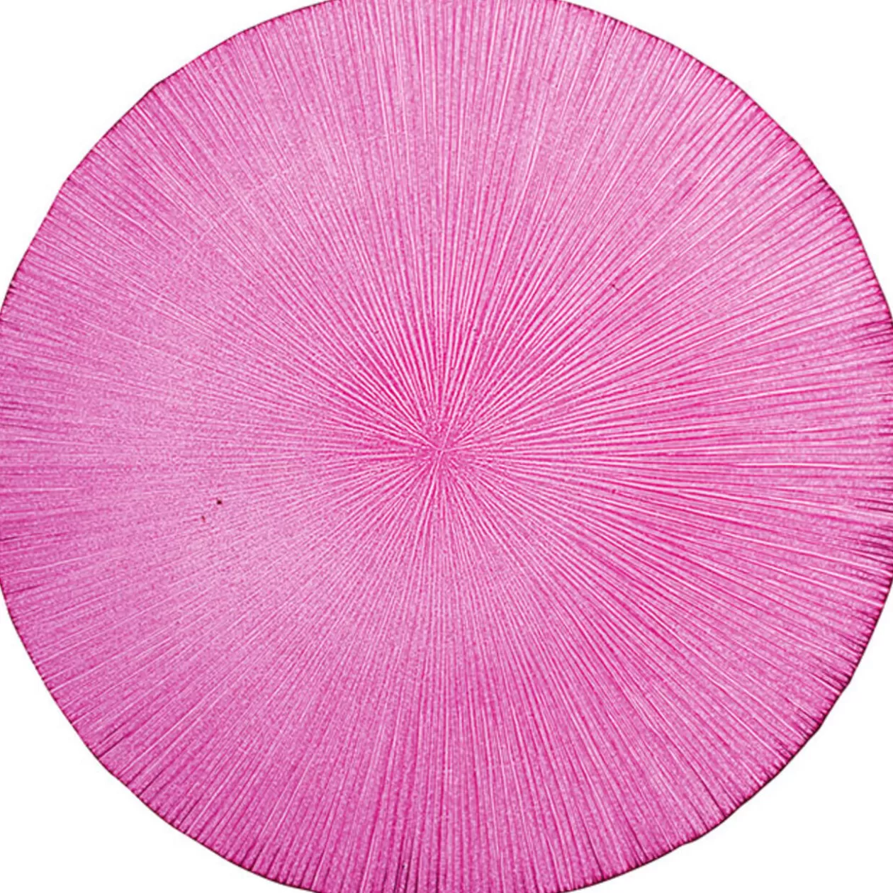 Gifi Assiette à dessert rose verre strié< Vaisselle Et Accessoires De Table