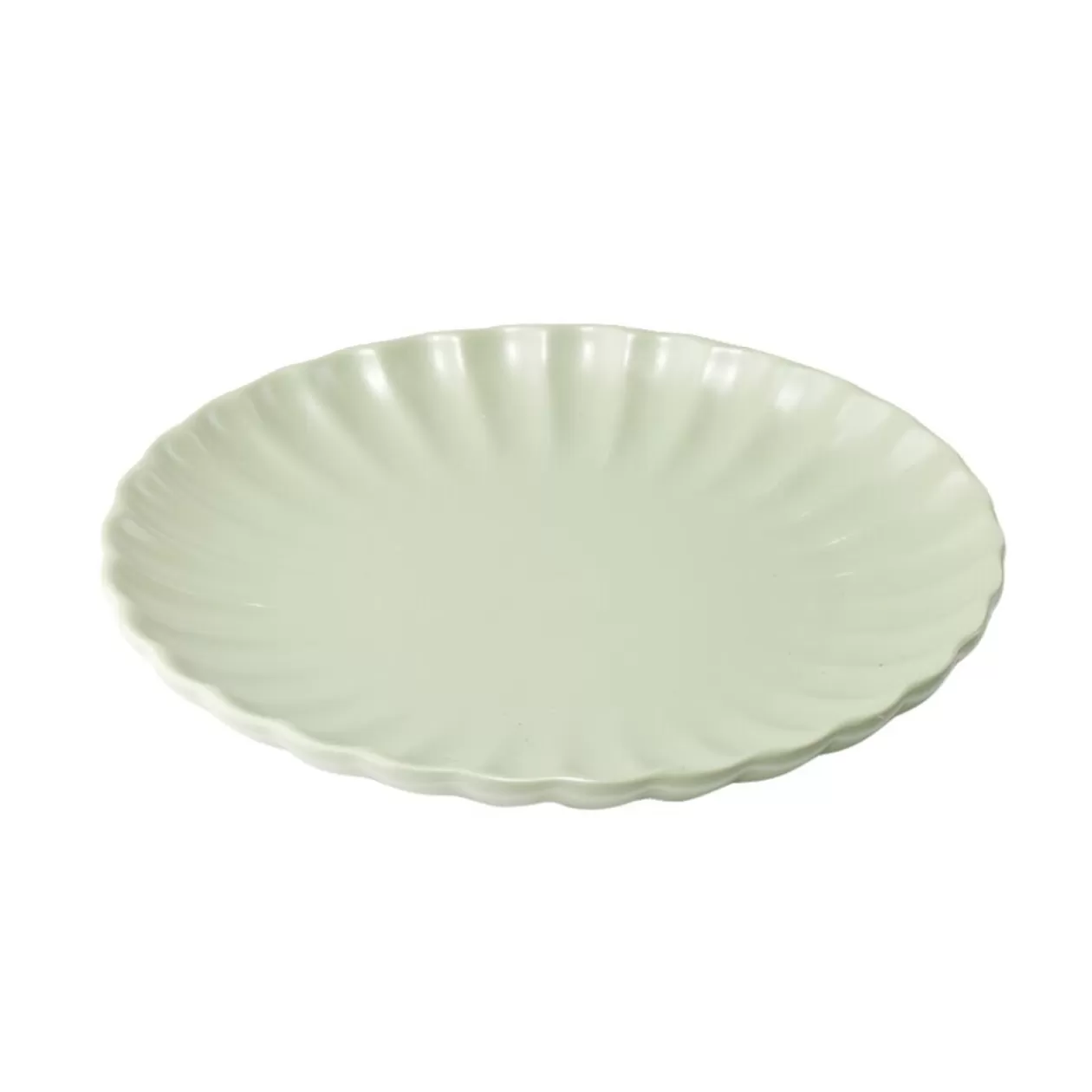 Gifi Assiette à dessert Venise en faïence verte Ø20cm< Vaisselle Et Accessoires De Table