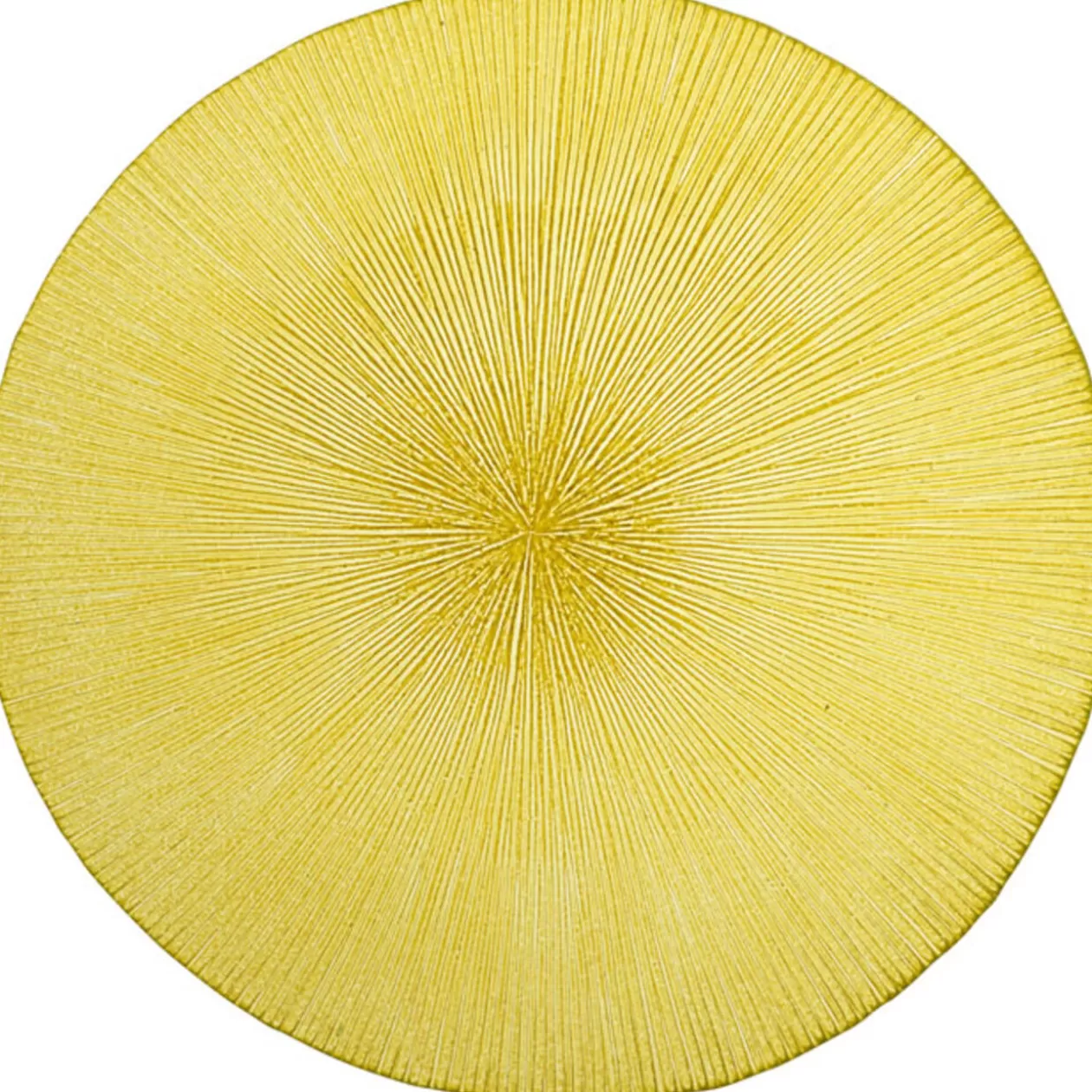 Gifi Assiette à dessert verte verre strié< Vaisselle Et Accessoires De Table