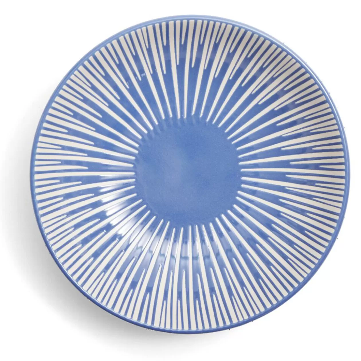 Gifi Assiette à soupe Rio faïence bleue et blanche Ø20cm< Vaisselle Et Accessoires De Table