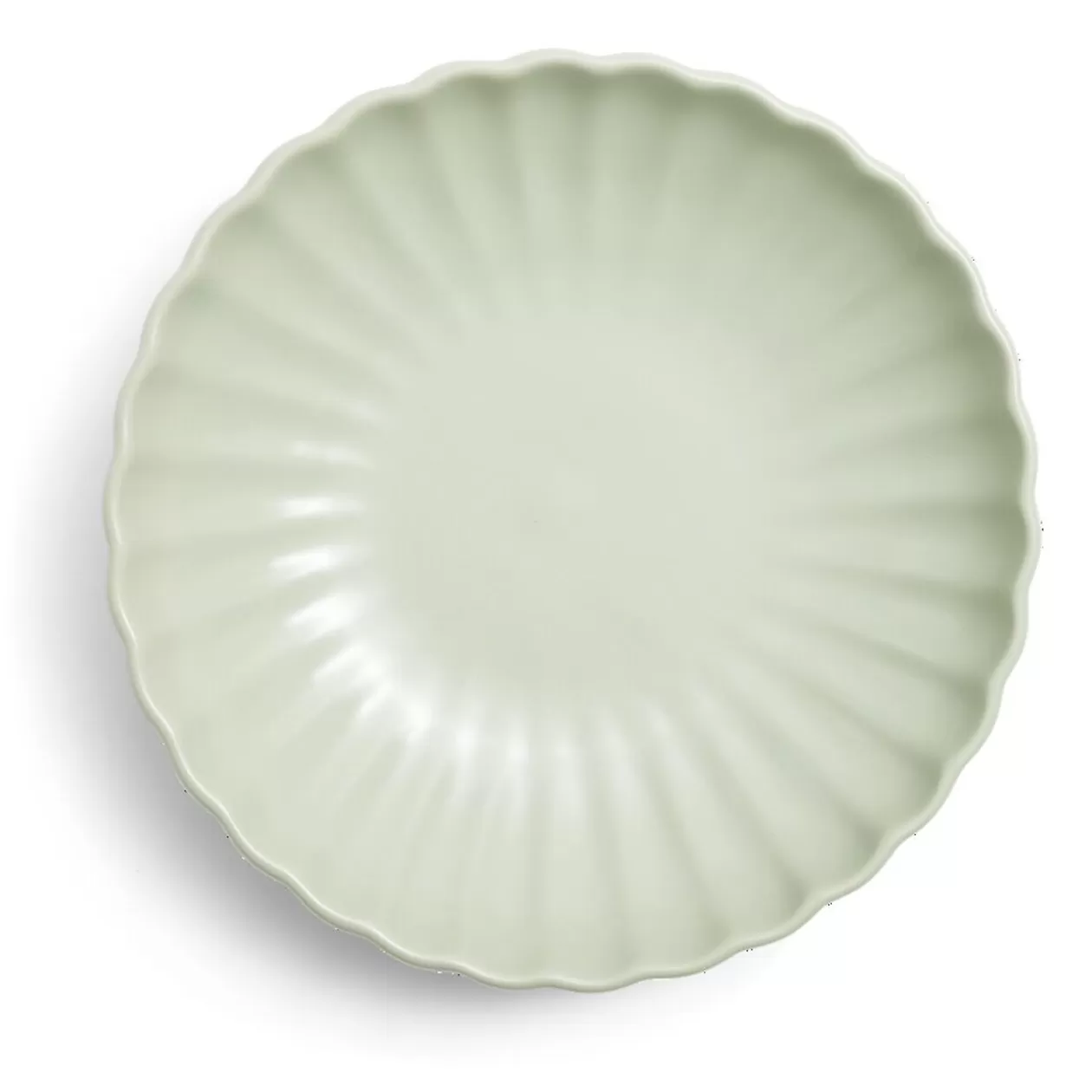 Gifi Assiette à soupe Venise rebord ondulé faïence vert sauge Ø20cm< Vaisselle Et Accessoires De Table