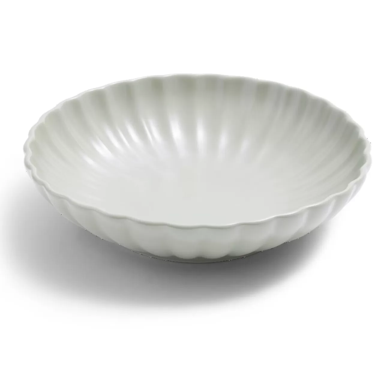 Gifi Assiette à soupe Venise rebord ondulé faïence vert sauge Ø20cm< Vaisselle Et Accessoires De Table