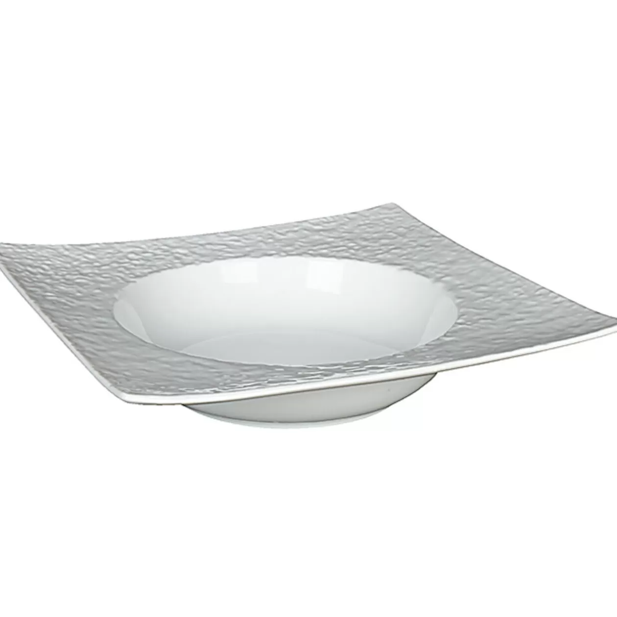 Gifi Assiette creuse blanche carrée< Vaisselle Et Accessoires De Table