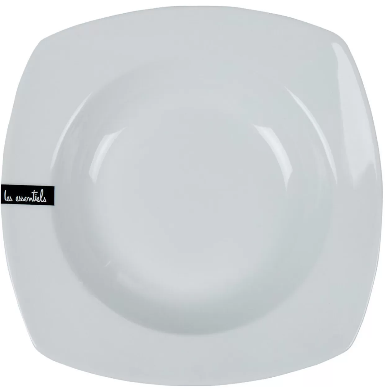 Gifi Assiette creuse carrée blanche Les essentiels< Vaisselle Et Accessoires De Table