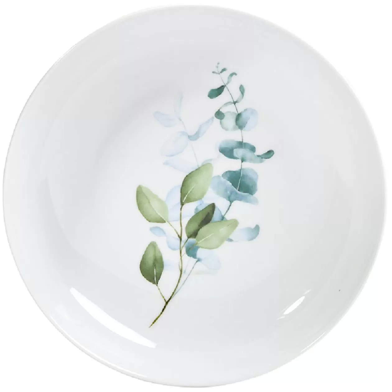 Assiette creuse en porcelaine blanche>Gifi Shop