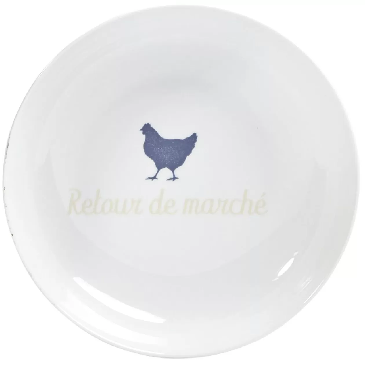Assiette creuse en porcelaine blanche>Gifi Flash Sale
