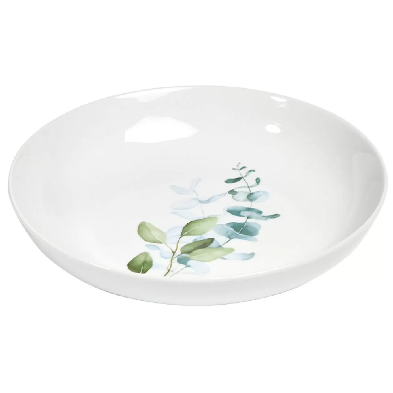 Assiette creuse en porcelaine blanche>Gifi Shop