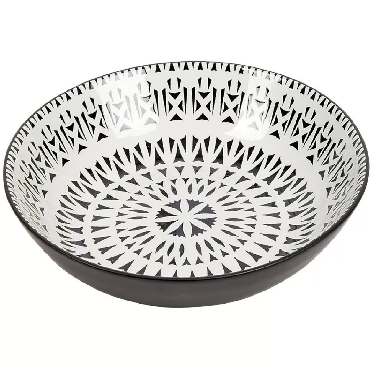 Gifi Assiette creuse en porcelaine motif intérieur et extérieur coloré< Vaisselle Et Accessoires De Table