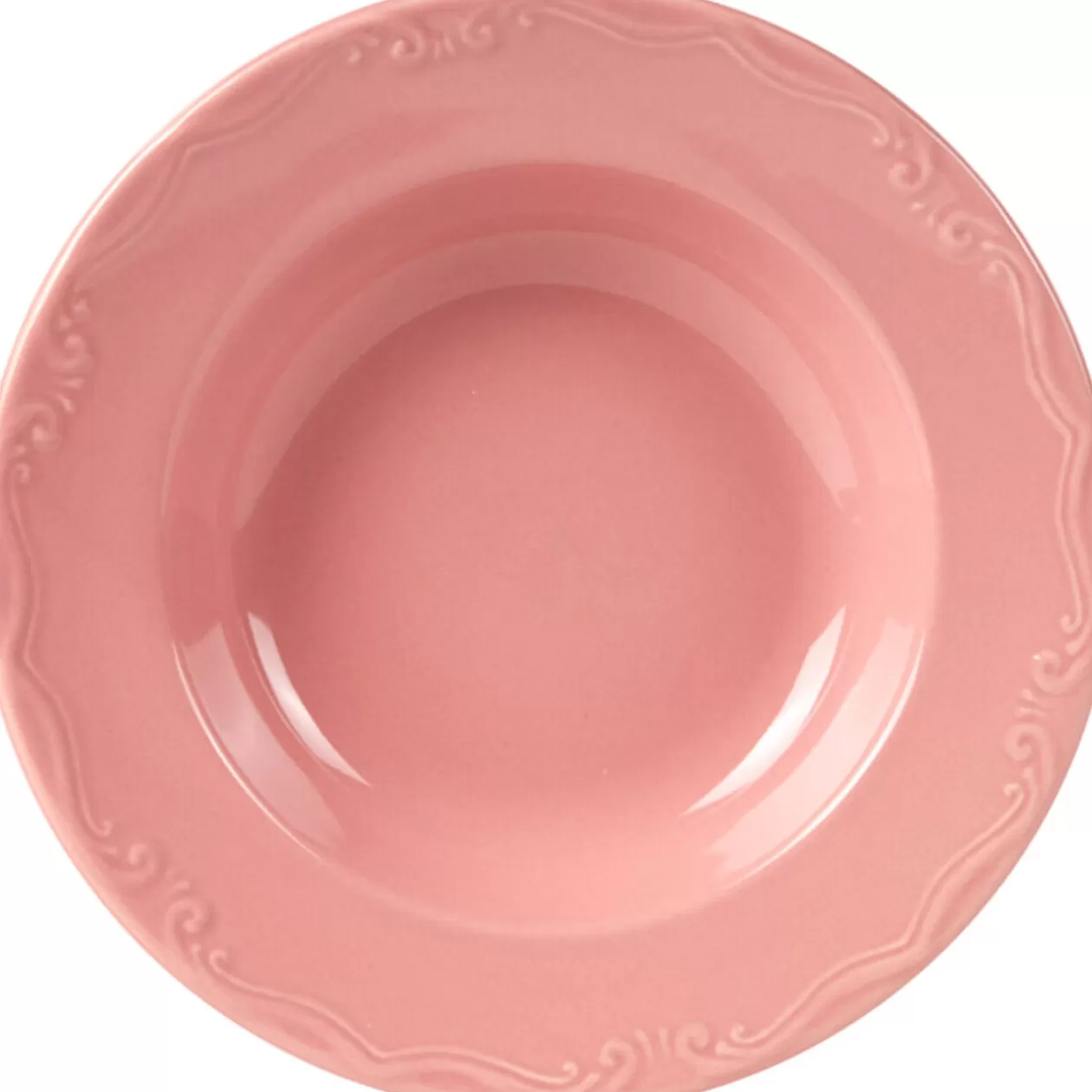 Gifi Assiette creuse rose festonnée< Vaisselle Et Accessoires De Table