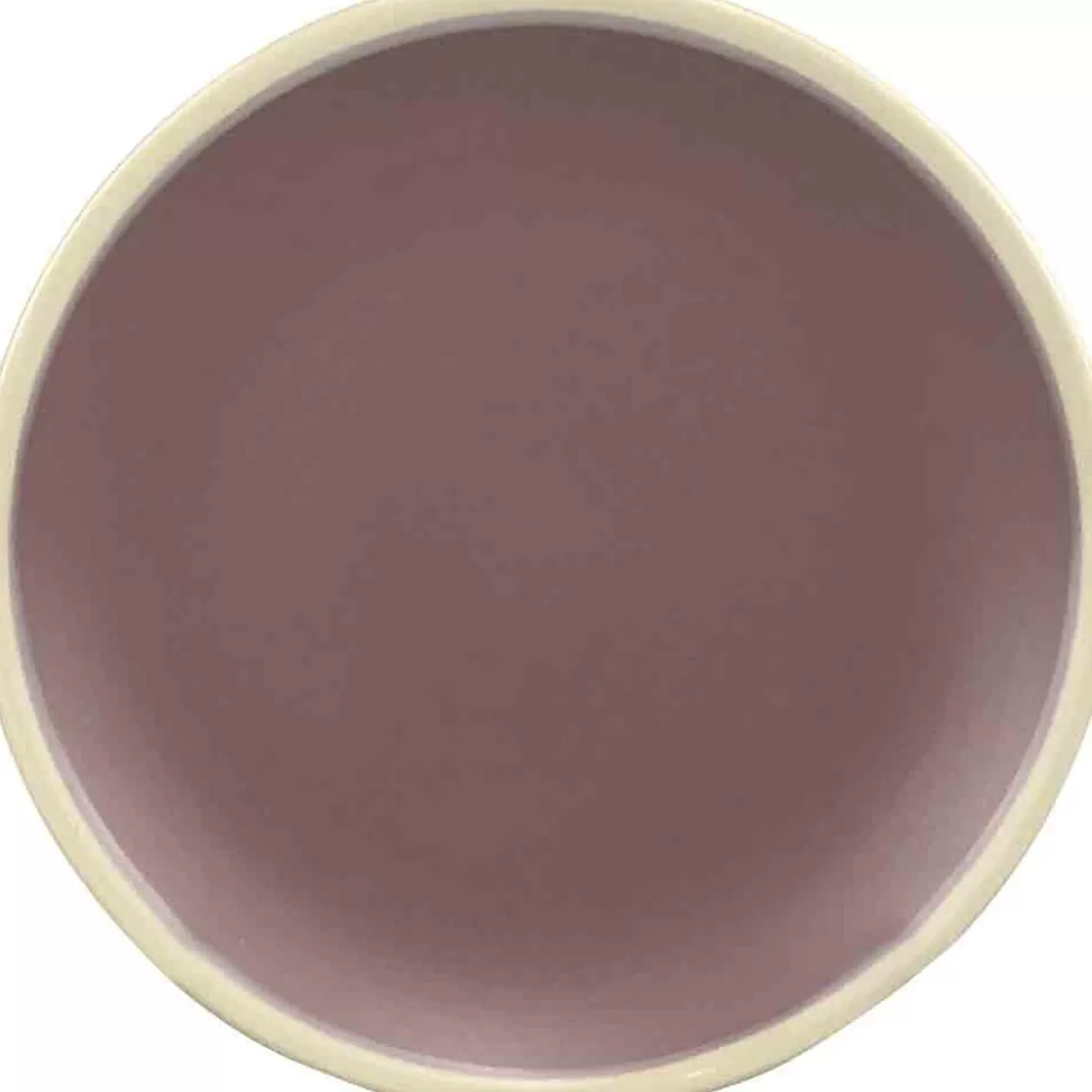 Assiette dessert violette bordure blanche>Gifi Cheap
