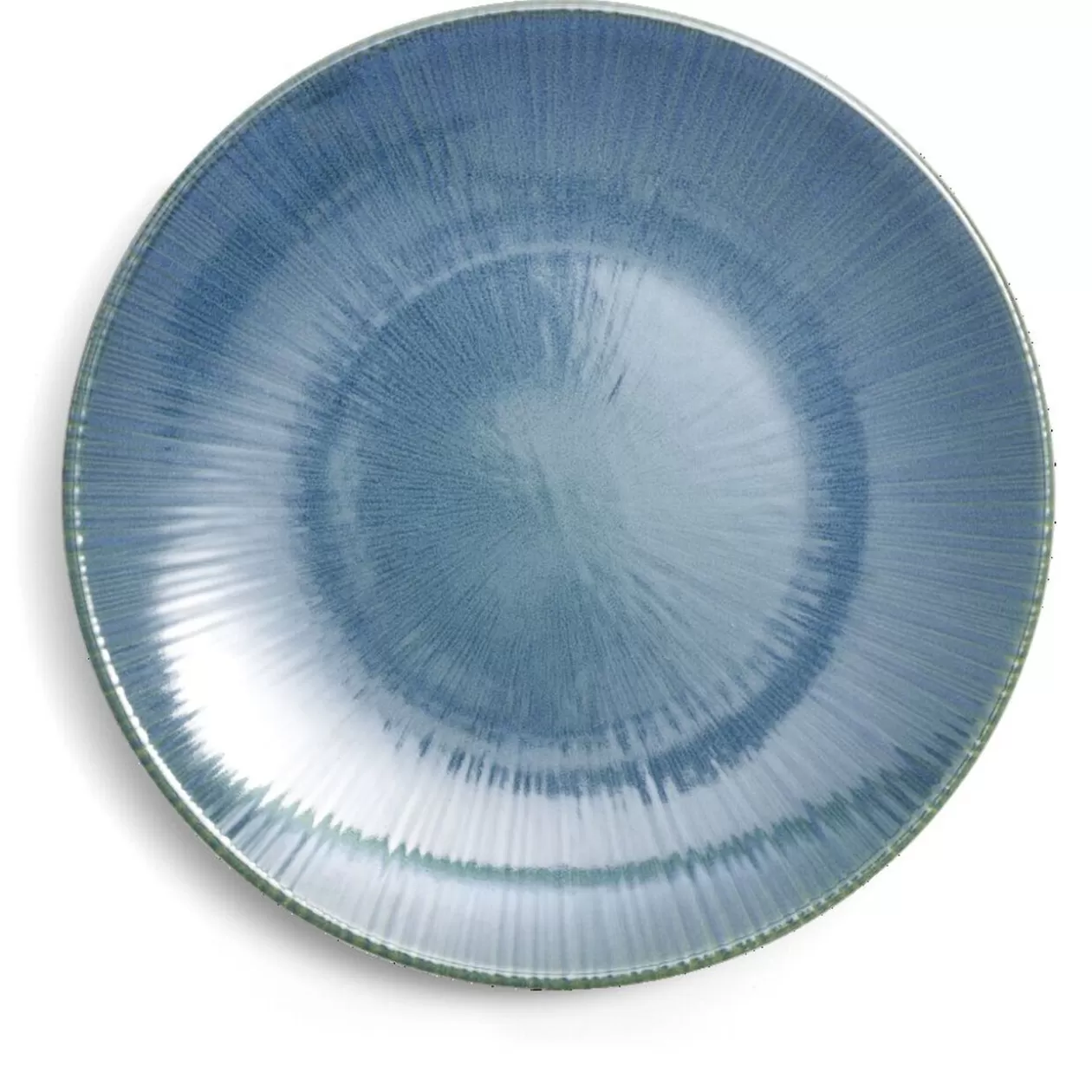 Gifi Assiette plate Amaury faïence bleue Ø20cm< Vaisselle Et Accessoires De Table