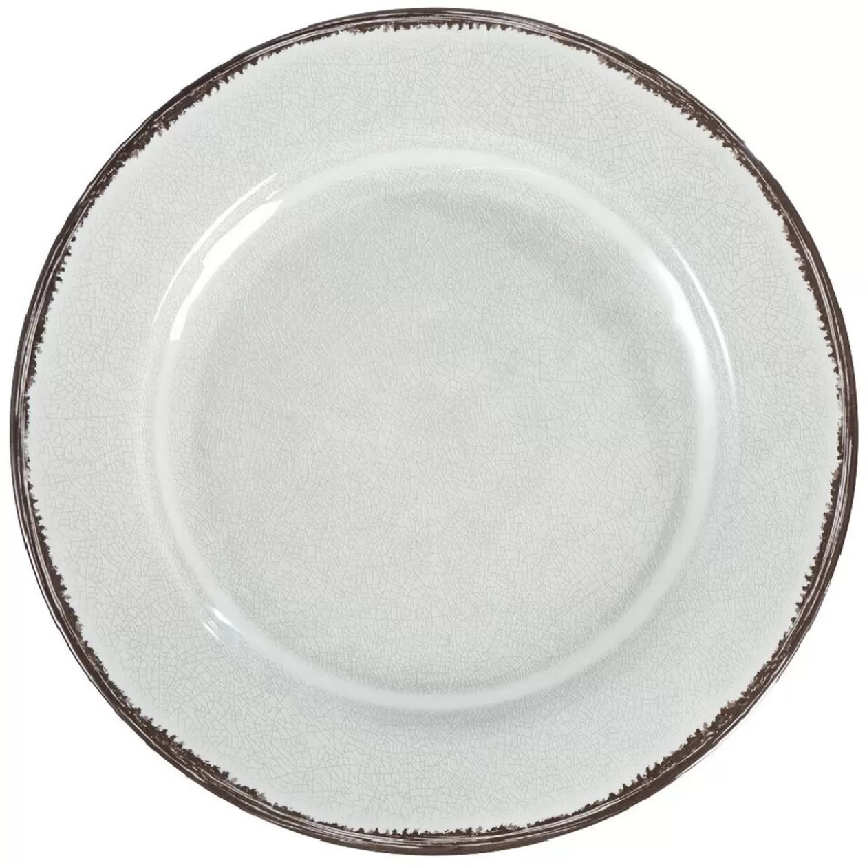 Assiette plate effet craquelé>Gifi Clearance