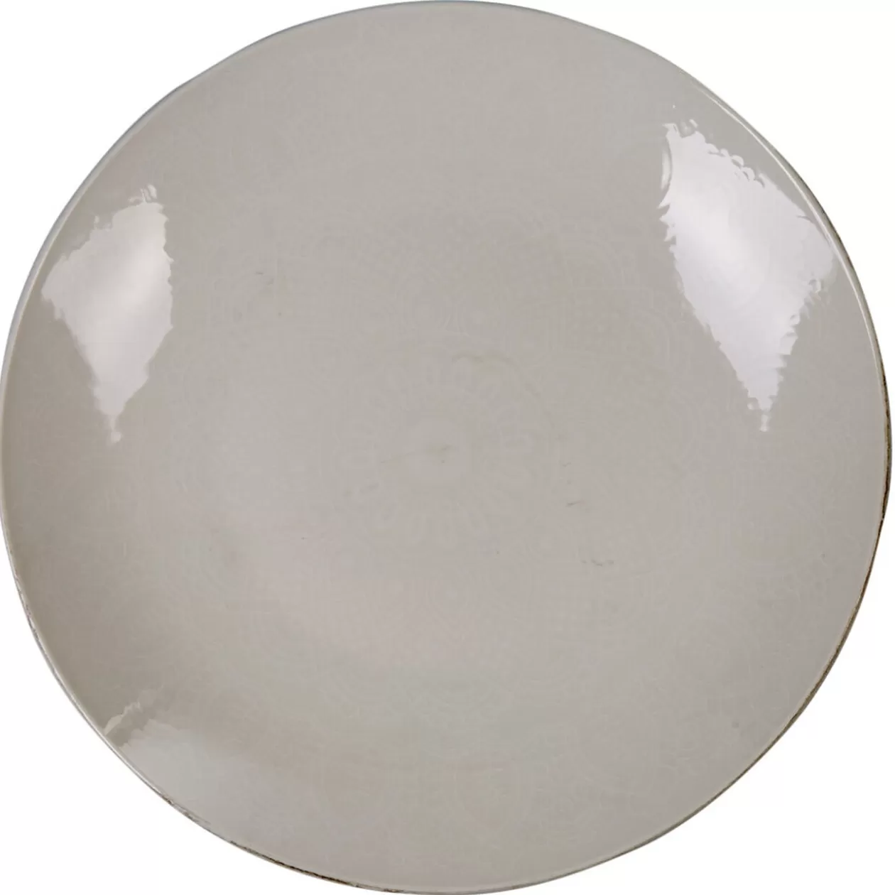 Assiette plate en faïence motif rosace forme ronde>Gifi Best Sale