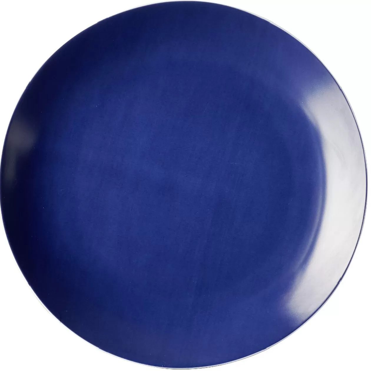 Assiette plate en porcelaine décor bleu Ø 27 cm>Gifi Clearance