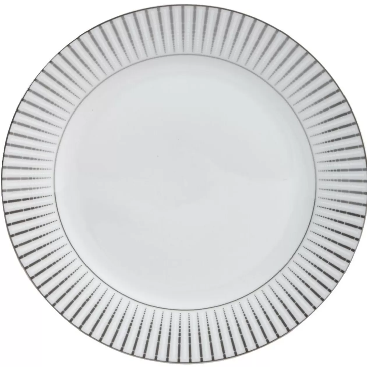 Gifi Assiette plate en porcelaine motif argenté< Vaisselle Et Accessoires De Table