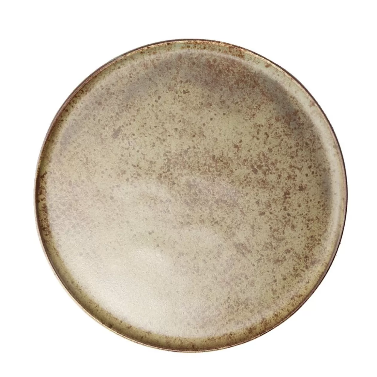 Gifi Assiette plate Istanbul en faïence brun Ø21cm< Vaisselle Et Accessoires De Table