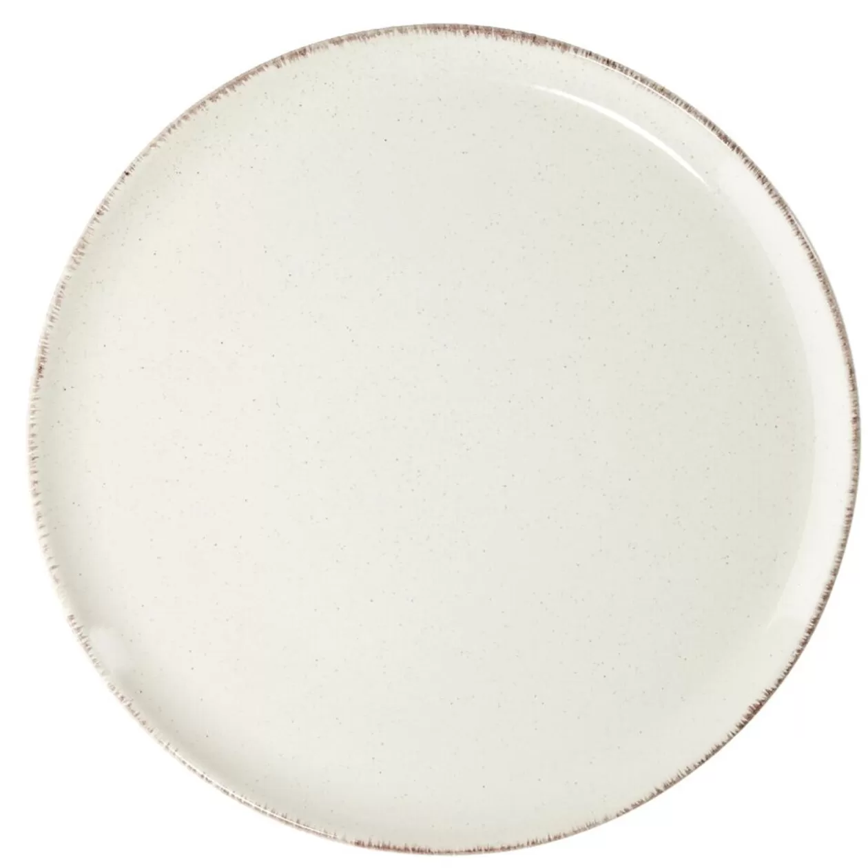 Gifi Assiette plate Lisbonne en grès beige Ø27cm< Vaisselle Et Accessoires De Table