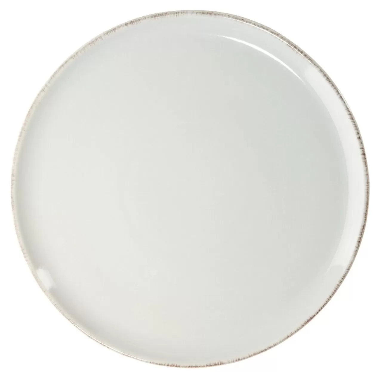 Gifi Assiette plate Lisbonne en grès gris Ø27cm< Vaisselle Et Accessoires De Table