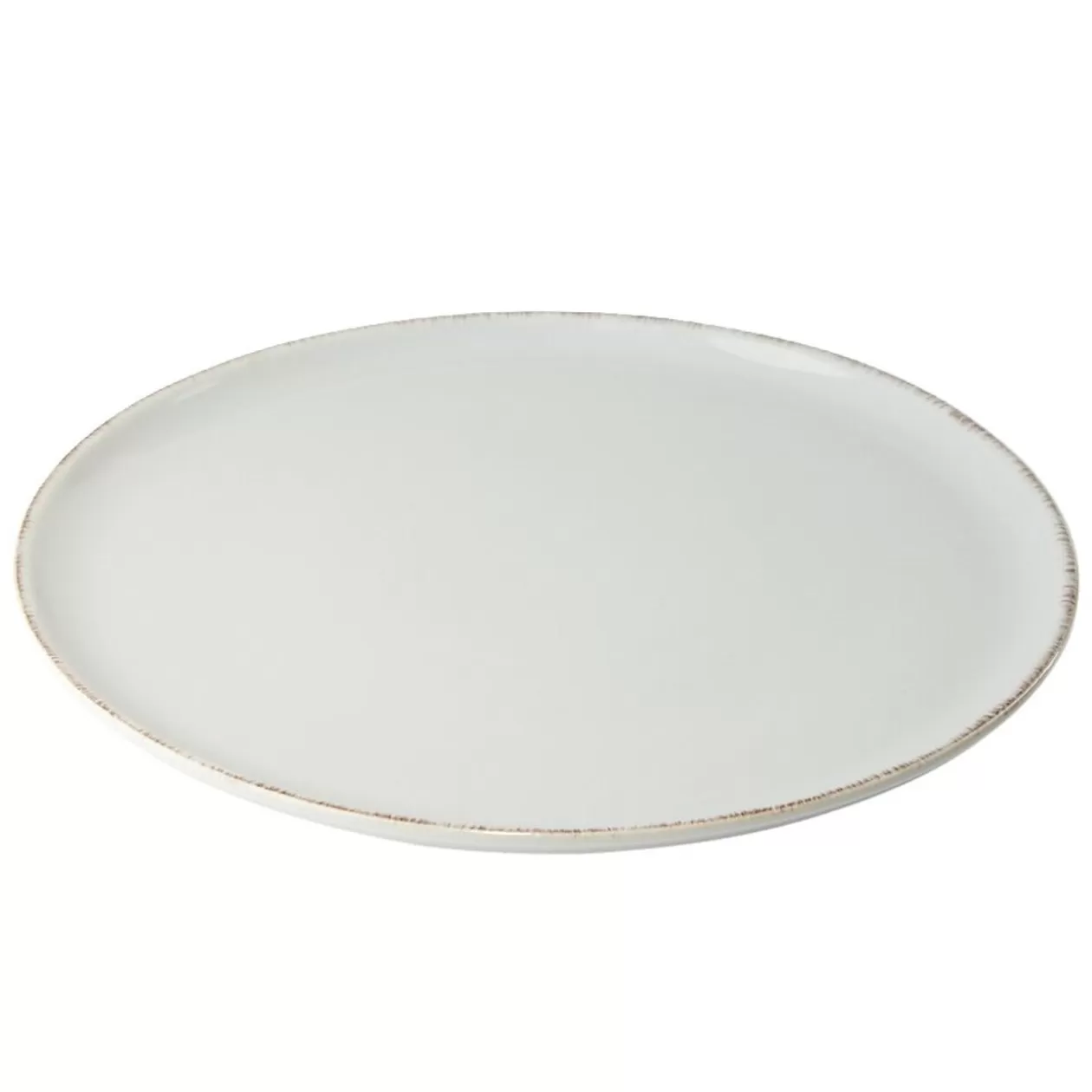 Gifi Assiette plate Lisbonne en grès gris Ø27cm< Vaisselle Et Accessoires De Table