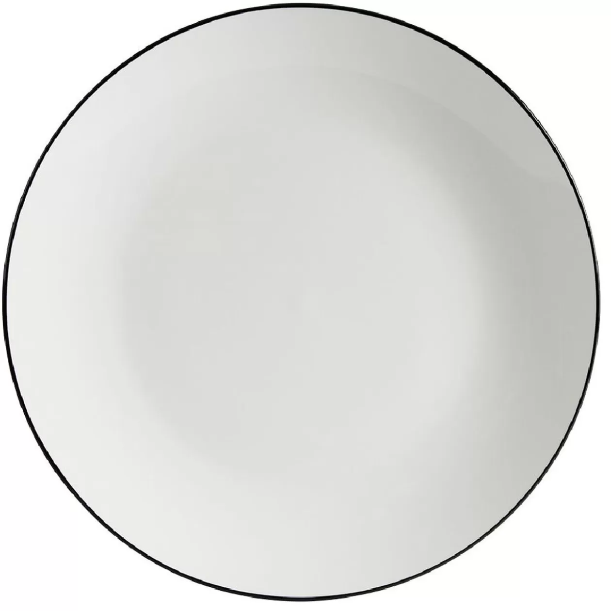 Assiette plate porcelaine blanc Ø26,5cm>Gifi Store