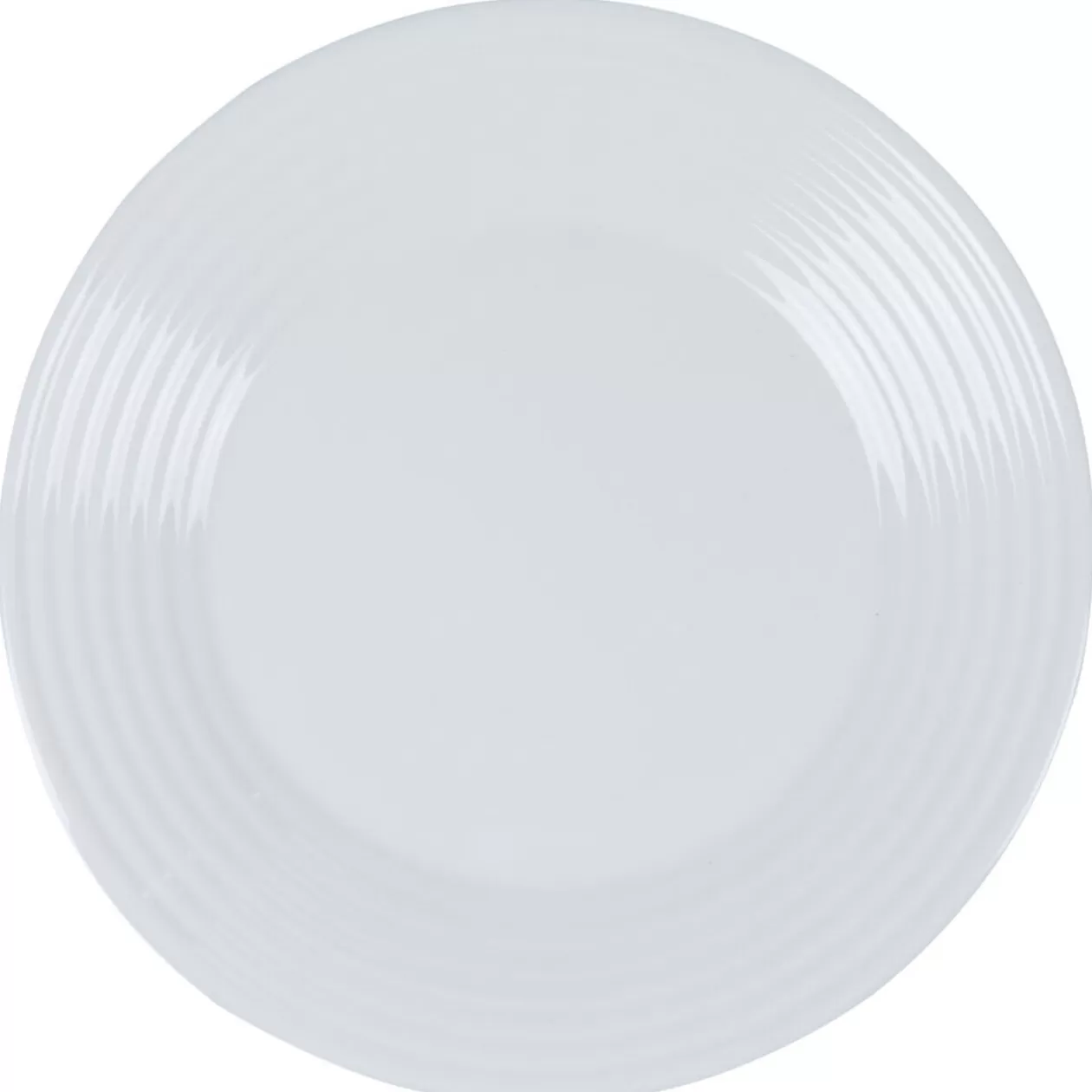 Gifi Assiette plate ronde blanche Harena< Vaisselle Et Accessoires De Table