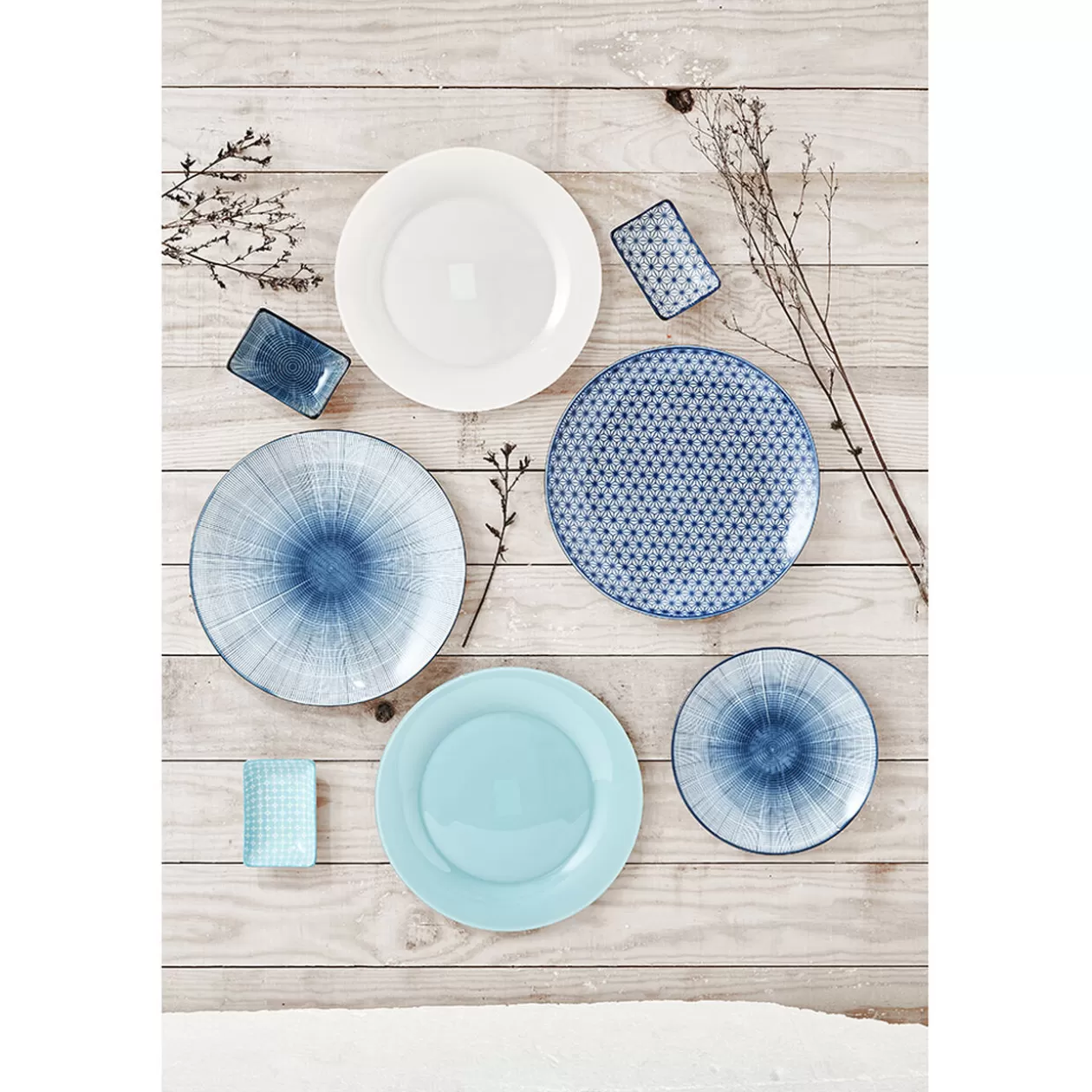 Assiette plate ronde Luminarc bleu ciel Zana>Gifi Cheap