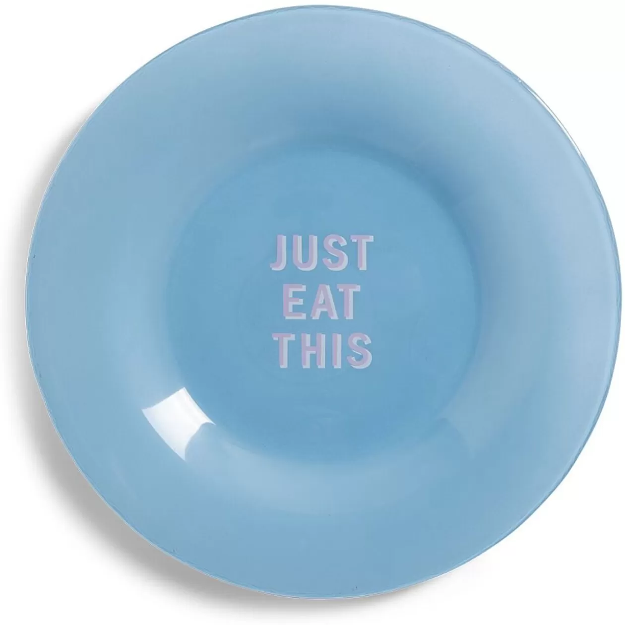 Gifi Assiette plate verre coloré avec message Ø20cm - 3 modèles< Vaisselle Et Accessoires De Table