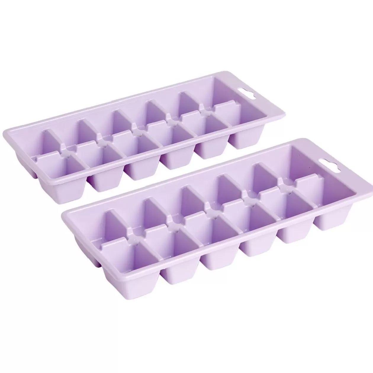 Bac à glaçons en plastique vert violet x2>Gifi Outlet