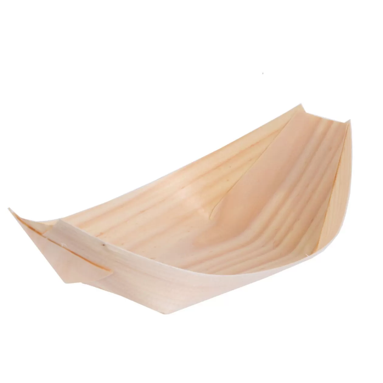 Barquette de présentation snacking bateau en bois x24>Gifi Flash Sale