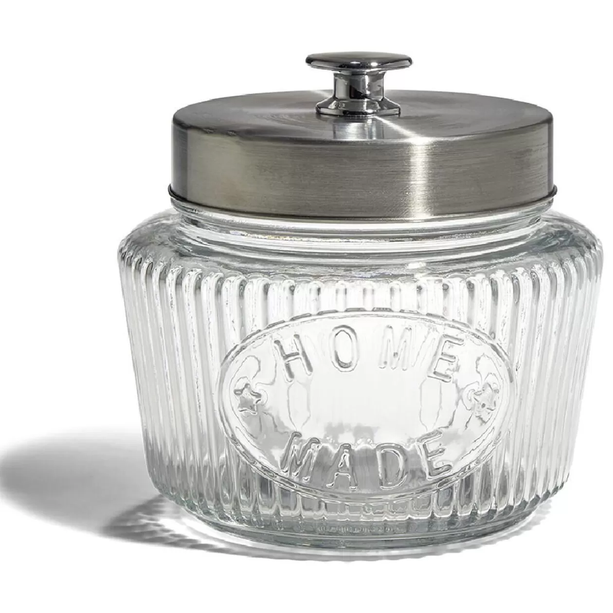 Gifi Bocal de conservation 1L en verre avec couvercle en métal Ø11,5xH14cm< Conservation Alimentaire