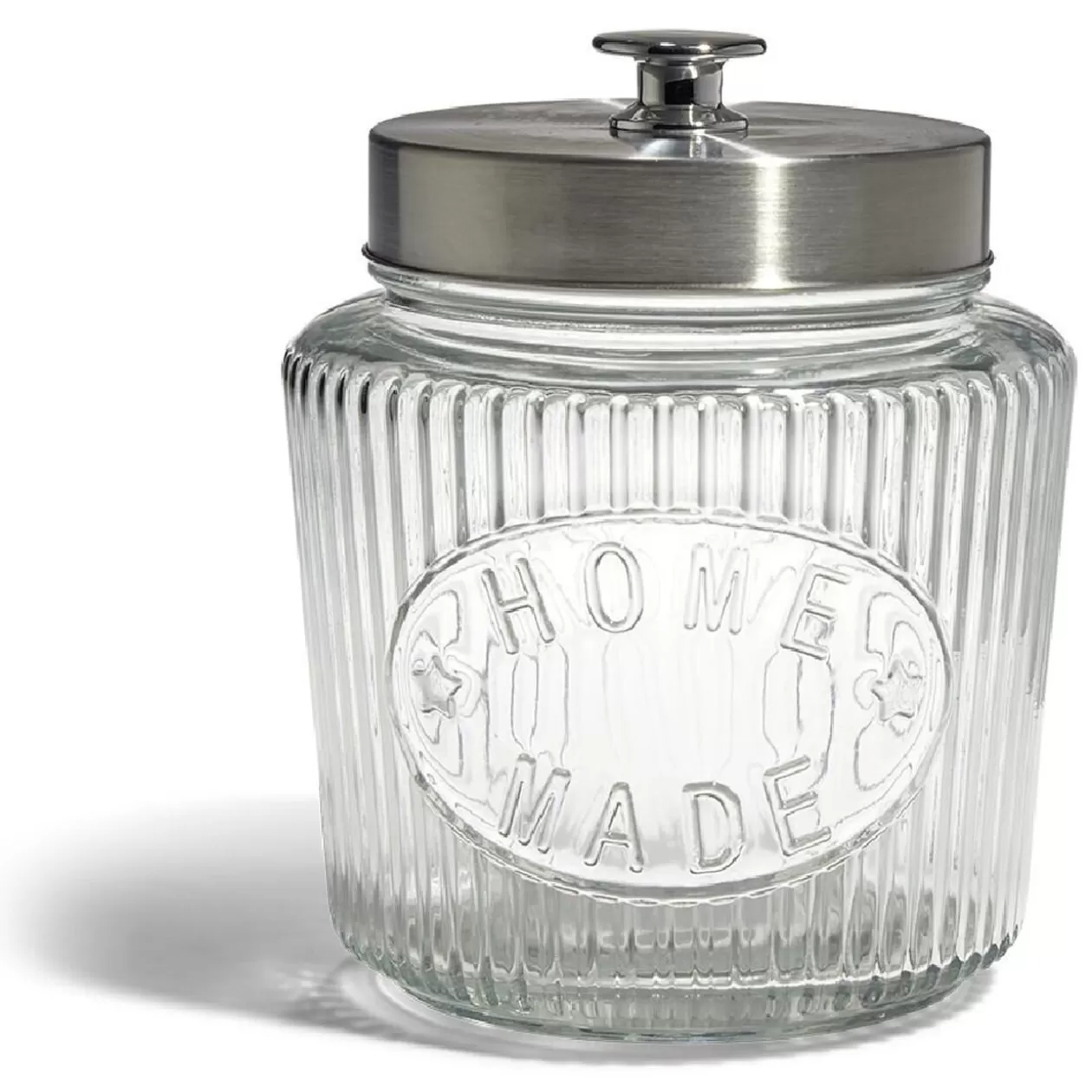 Gifi Bocal de conservation 1L en verre avec couvercle en métal Ø11,5xH18cm< Conservation Alimentaire