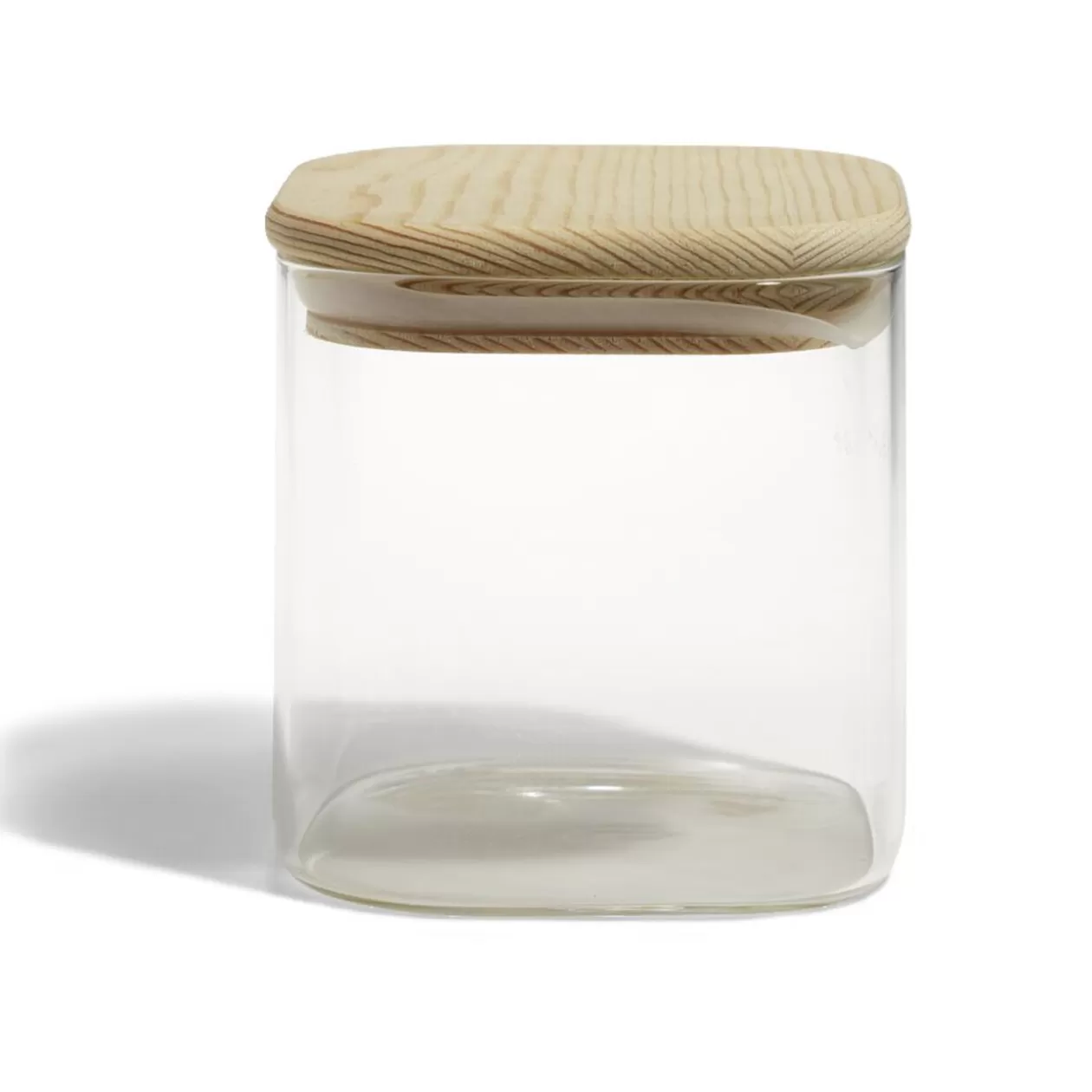 Gifi Bocal de conservation 60cl en verre avec couvercle en bois< Conservation Alimentaire