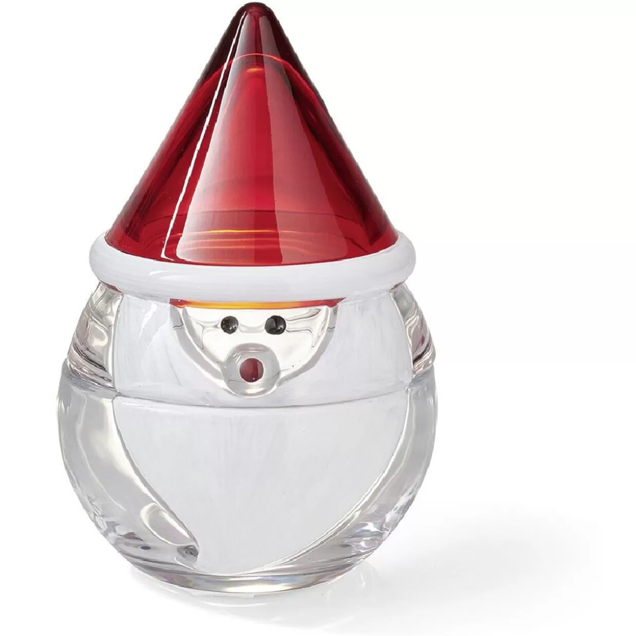 Gifi Bocal en verre avec couvercle design Père Noël< Vaisselle Et Accessoires De Table