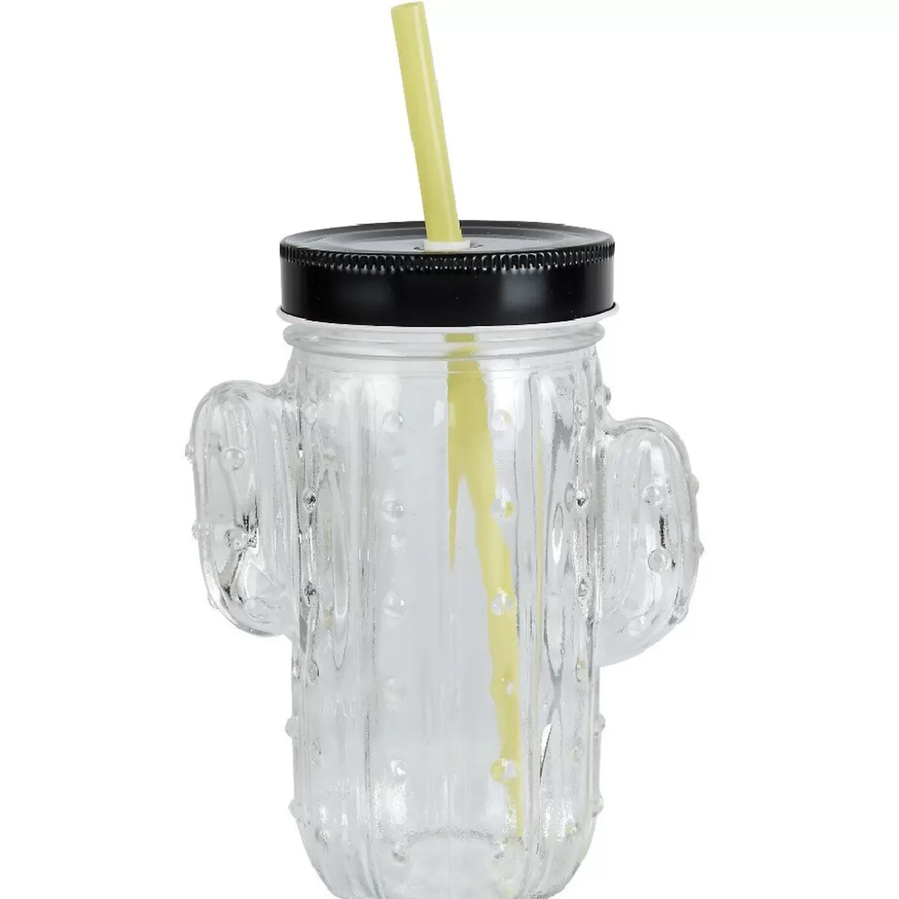 Gifi Bocal forme cactus vert avec paille< Vaisselle Et Accessoires De Table