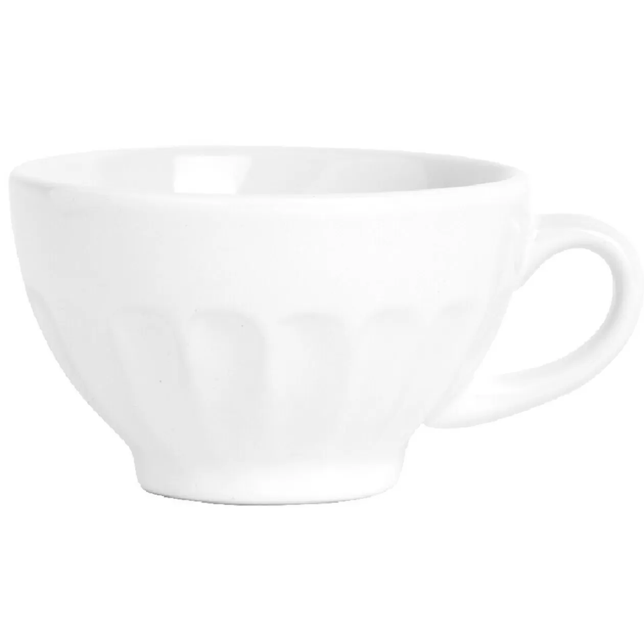 Gifi Bol à café avec anse blanc cotelé< Vaisselle Et Accessoires De Table