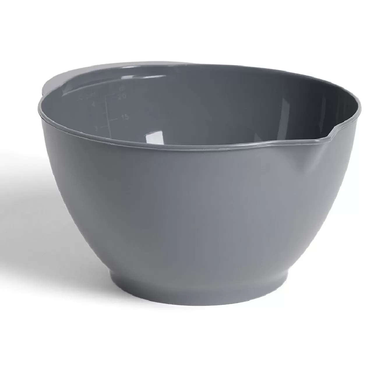 Gifi Bol à mixer en plastique gris 1,2L - Ø17,5xH8cm< Préparation Culinaire