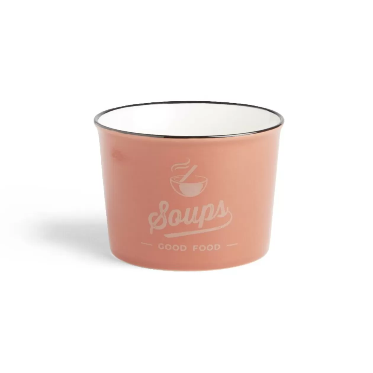 Bol à soupe 500ml faïence rouge Ø12xH8,4cm>Gifi Online