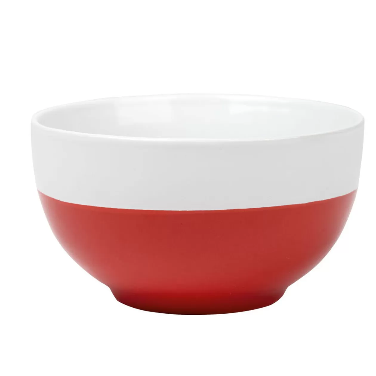 Gifi Bol bicolore blanc et rouge< Vaisselle Et Accessoires De Table