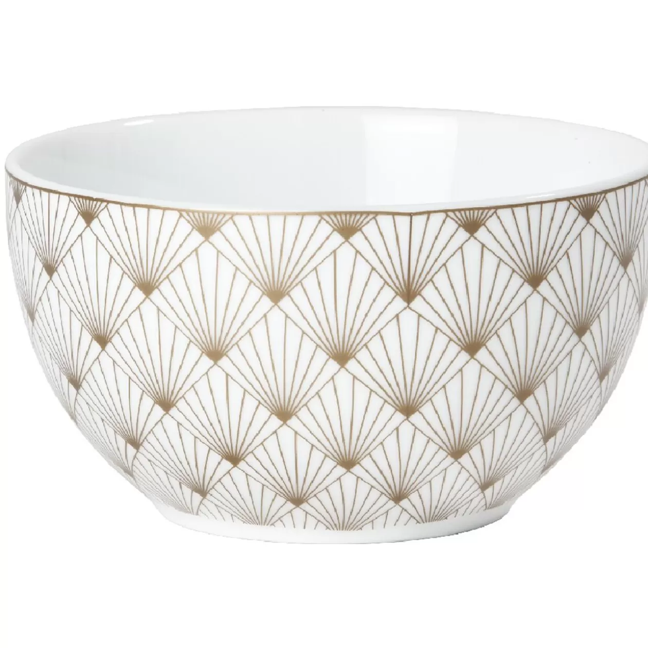 Bol blanc et rayons doré>Gifi Store