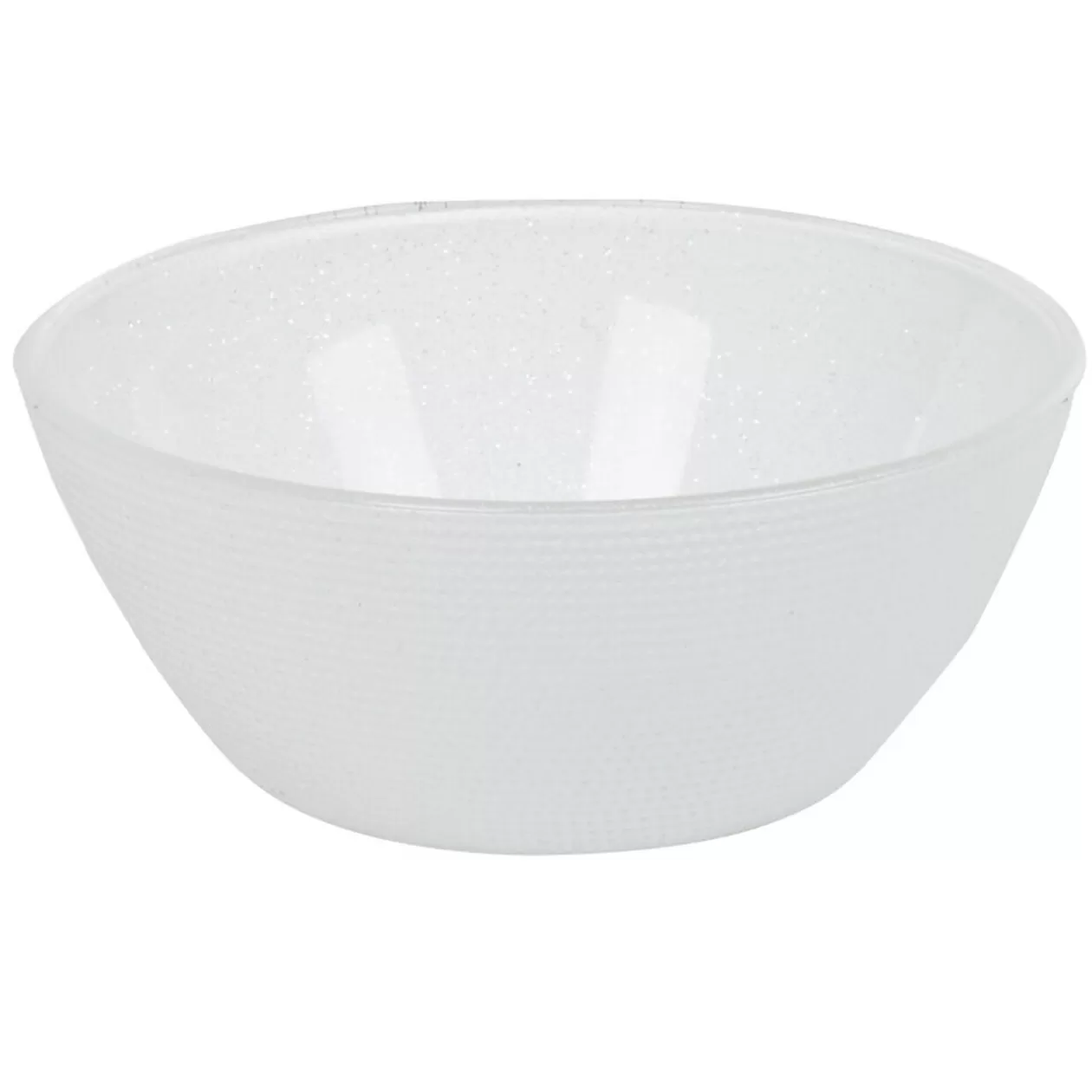 Gifi Bol blanc pailleté en verre< Vaisselle Et Accessoires De Table