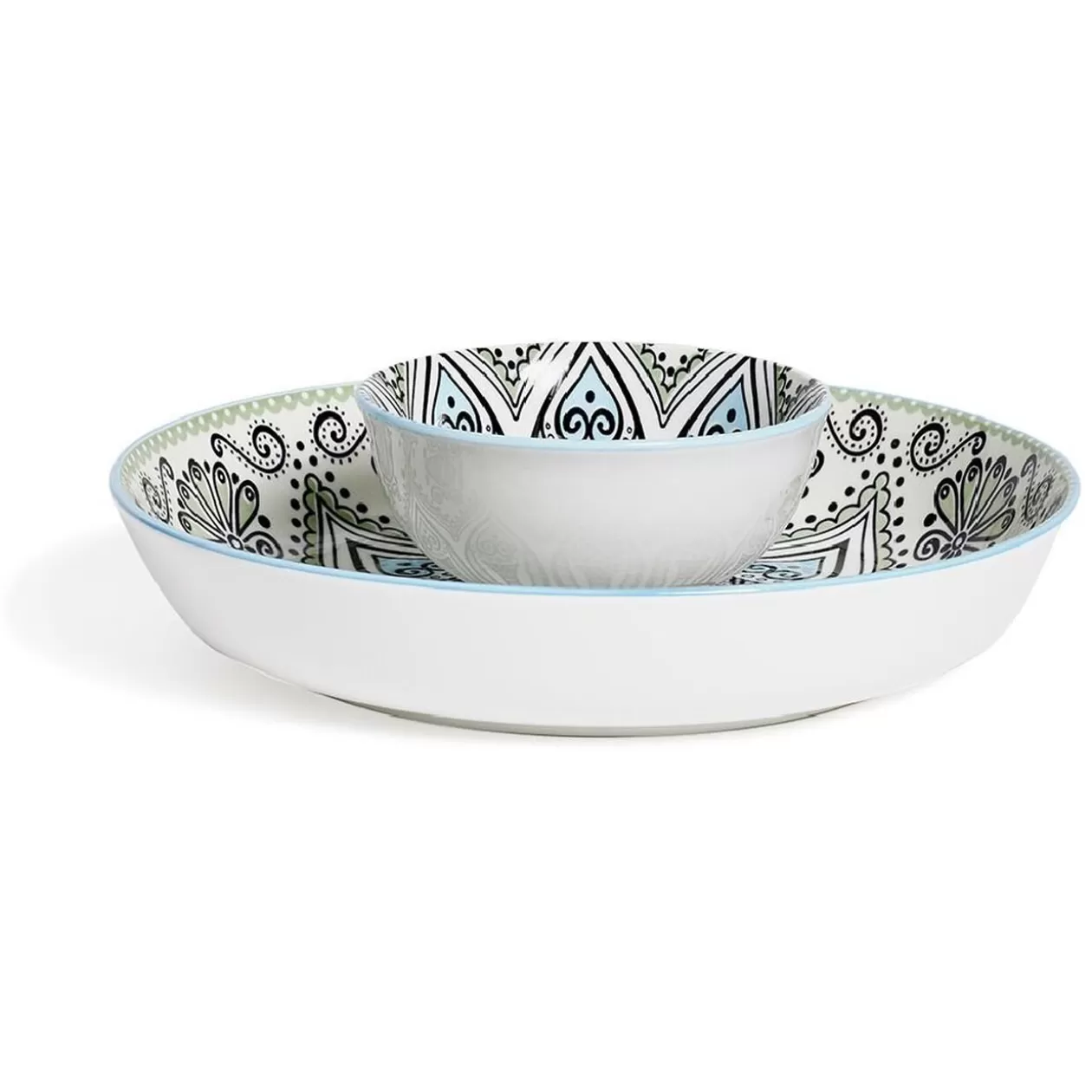 Bol décor oriental porcelaine Ø11,5xH6cm>Gifi New