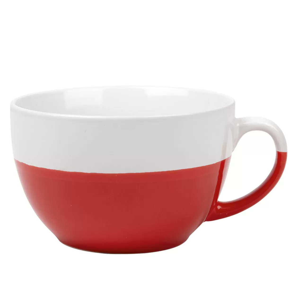 Gifi Bol jumbo bicolore blanc et rouge< Vaisselle Et Accessoires De Table