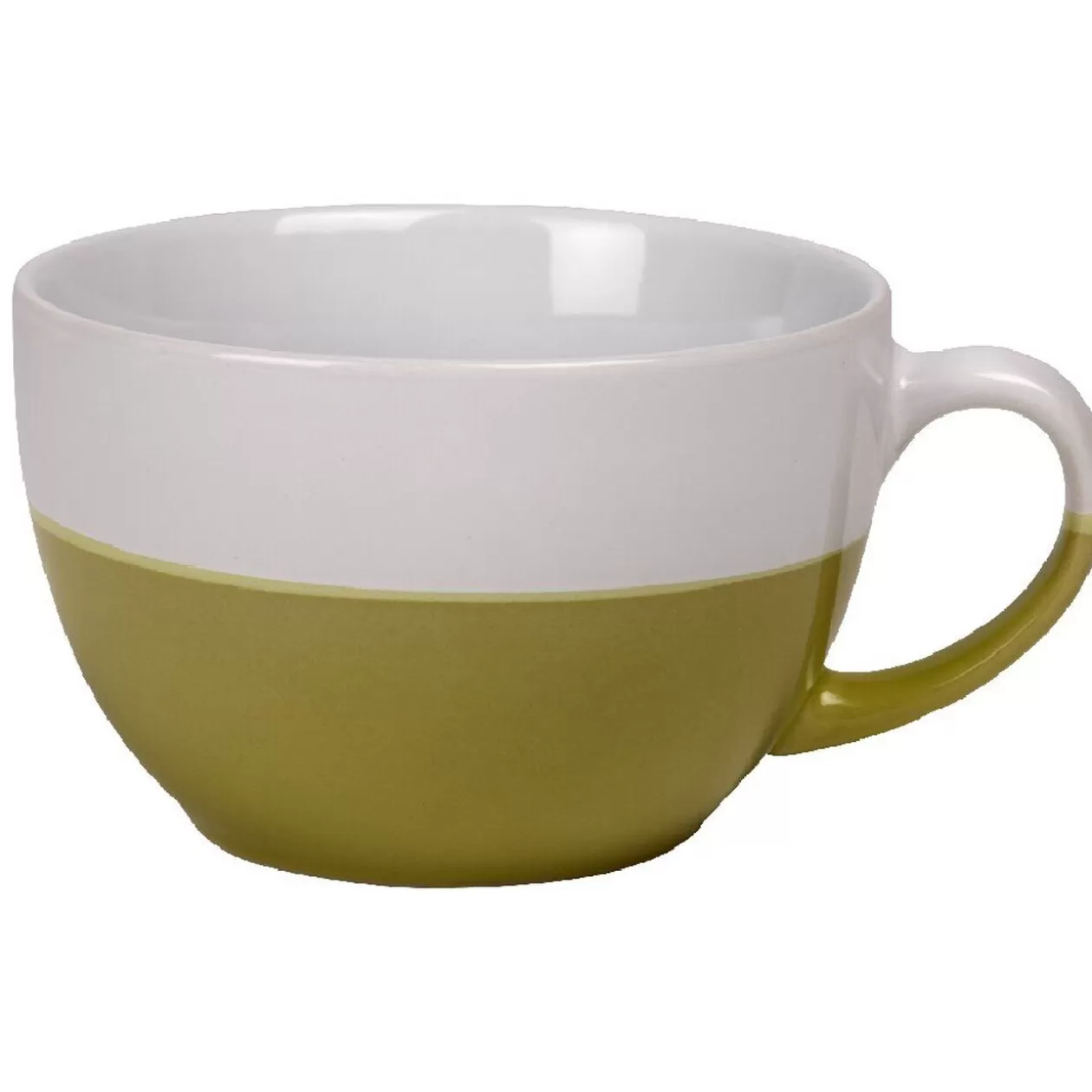 Gifi Bol jumbo bicolore blanc et vert< Vaisselle Et Accessoires De Table