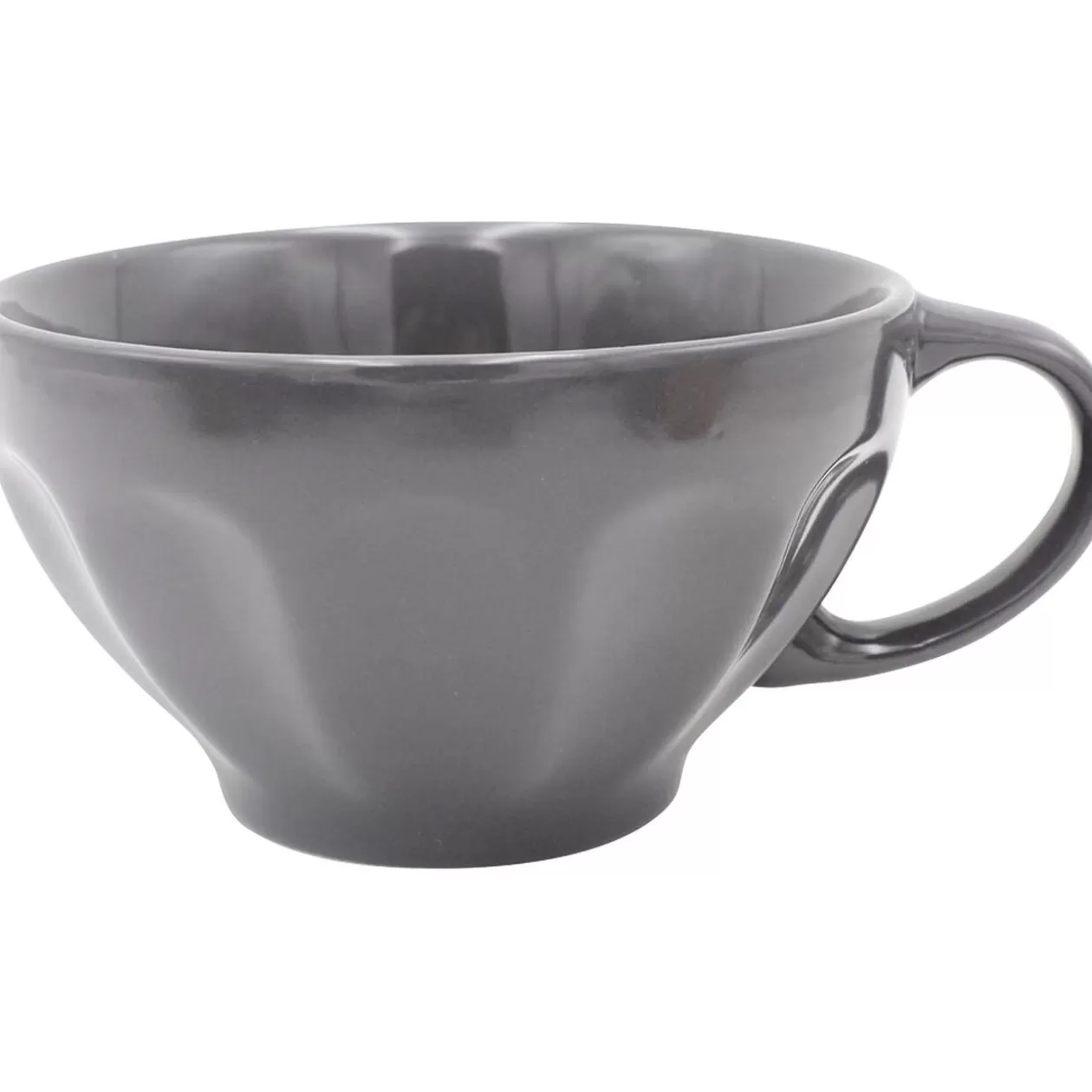 Bol Jumbo en faïence gris 55 cl>Gifi Discount