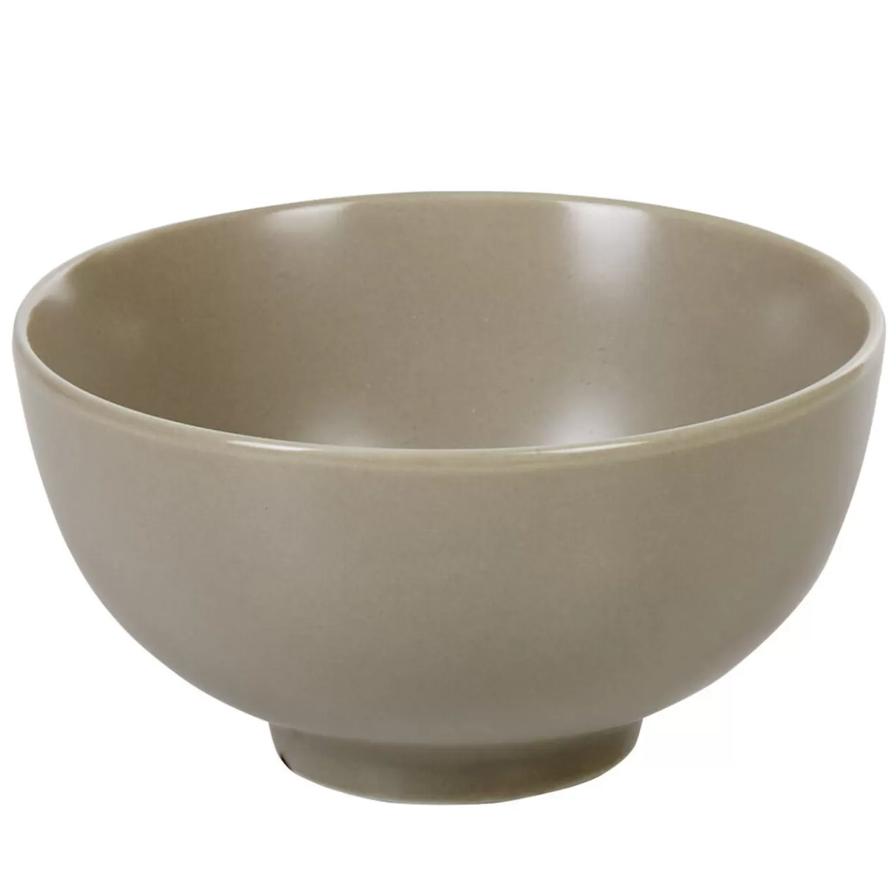 Bol petit déjeuner gris clair en porcelaine petit format>Gifi Discount